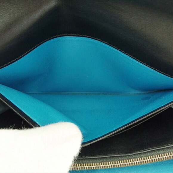 BVLGARI Wallet Bulgari Bulgari x Leather Authentic USED - Picture 9 of 11